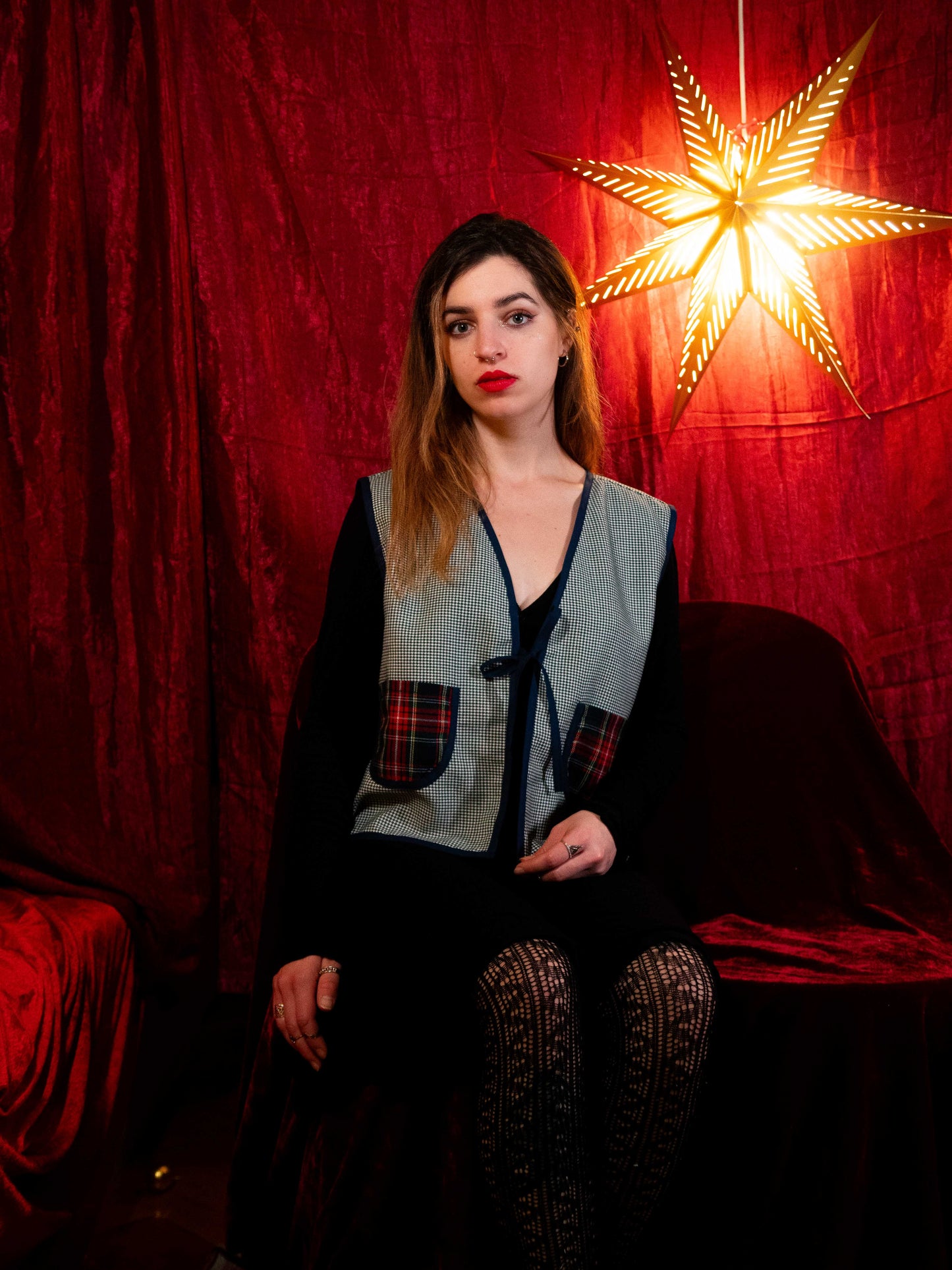 Teadélután mellény