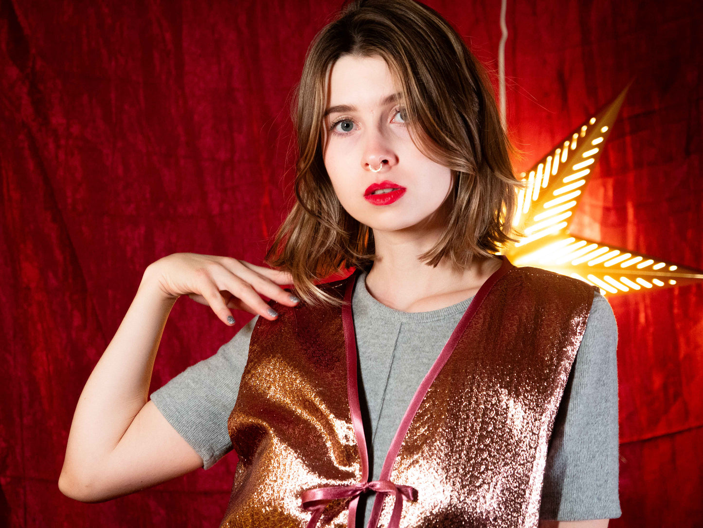 Szaloncukor felső/mellény