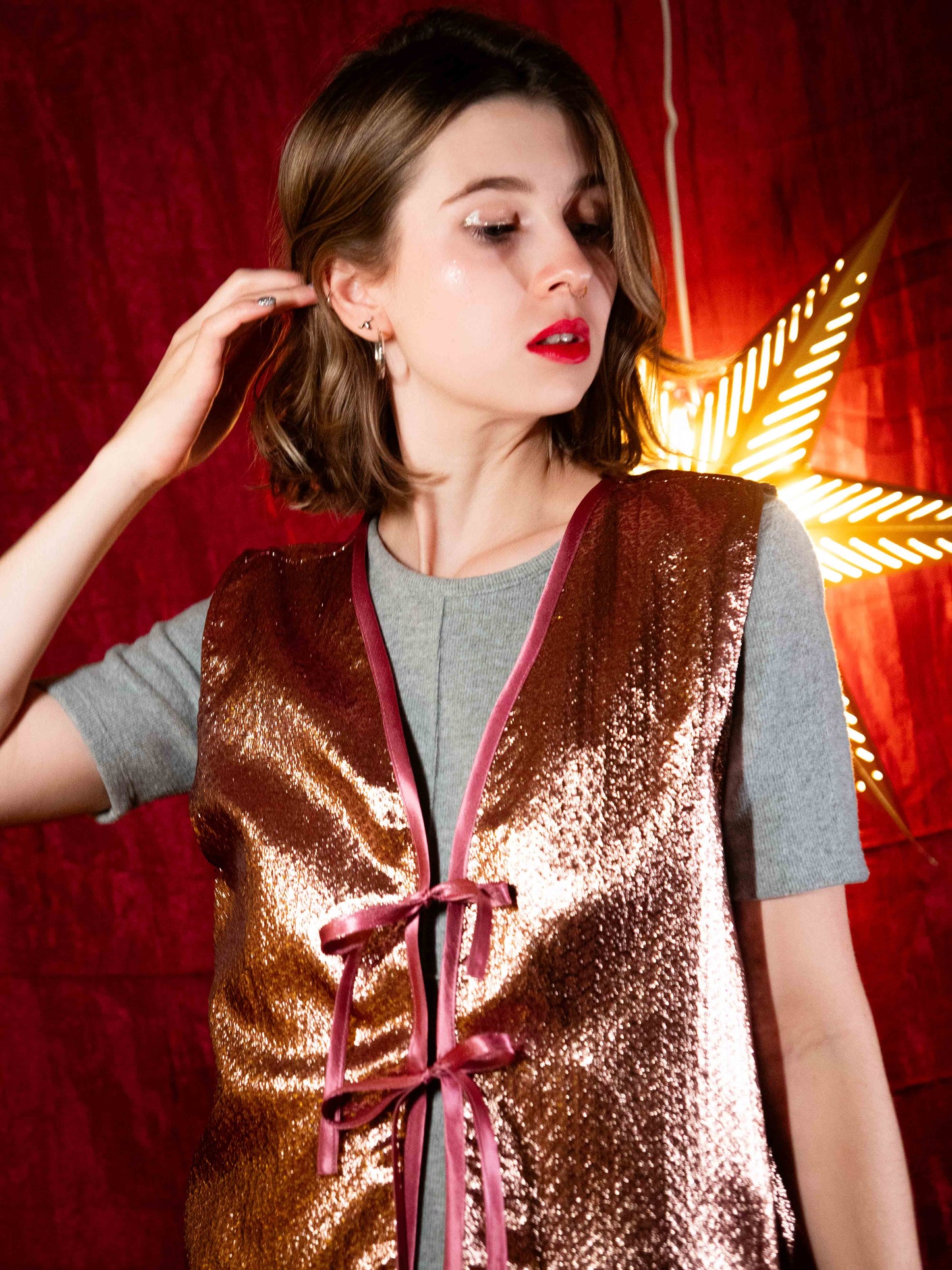 Szaloncukor felső/mellény