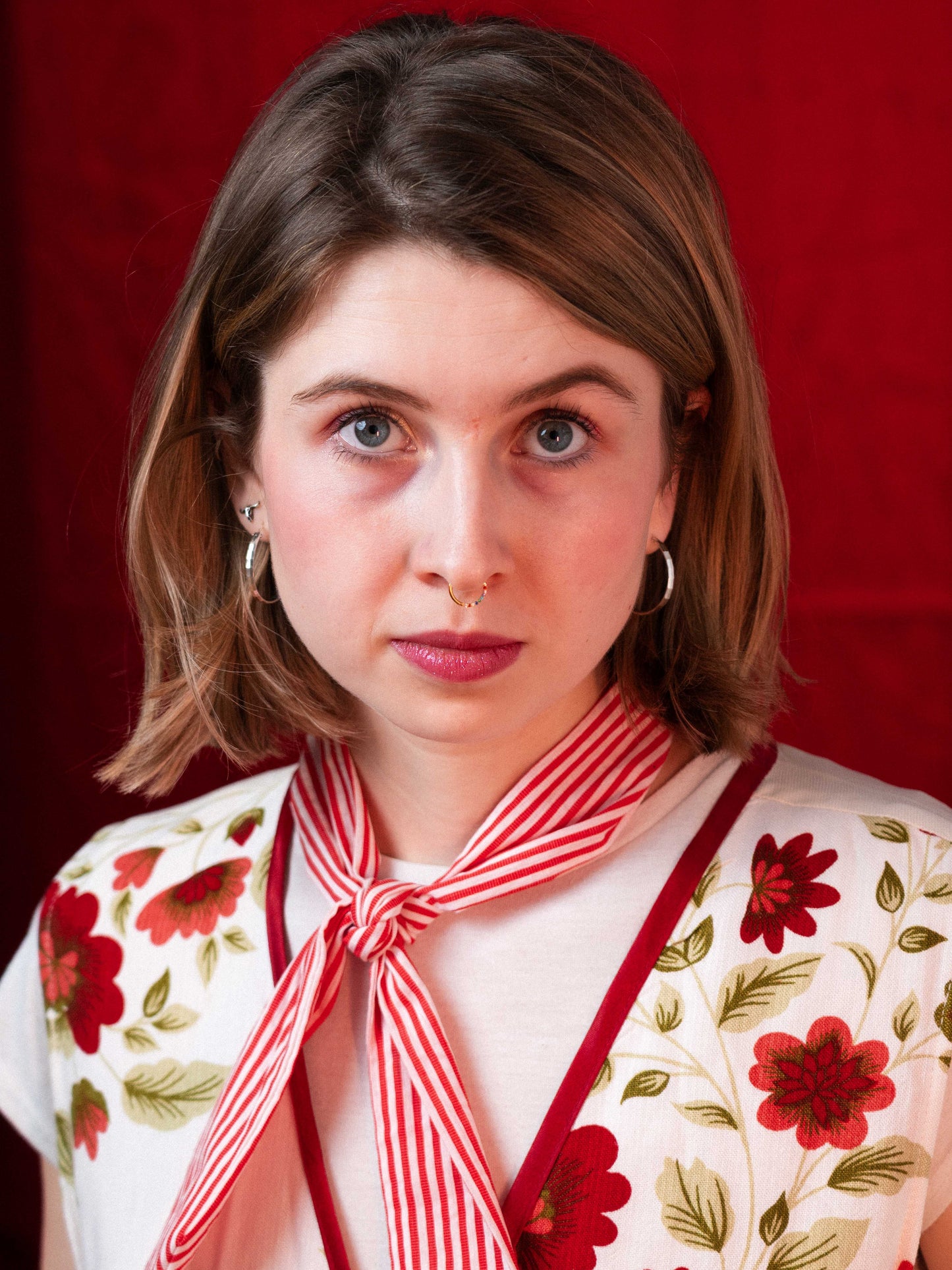 Rózsás felső/mellény