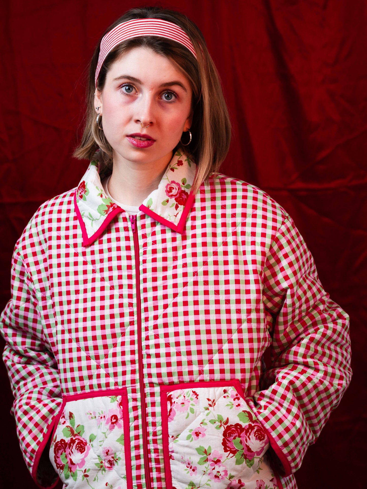 Cukorkocka rózsa kabát