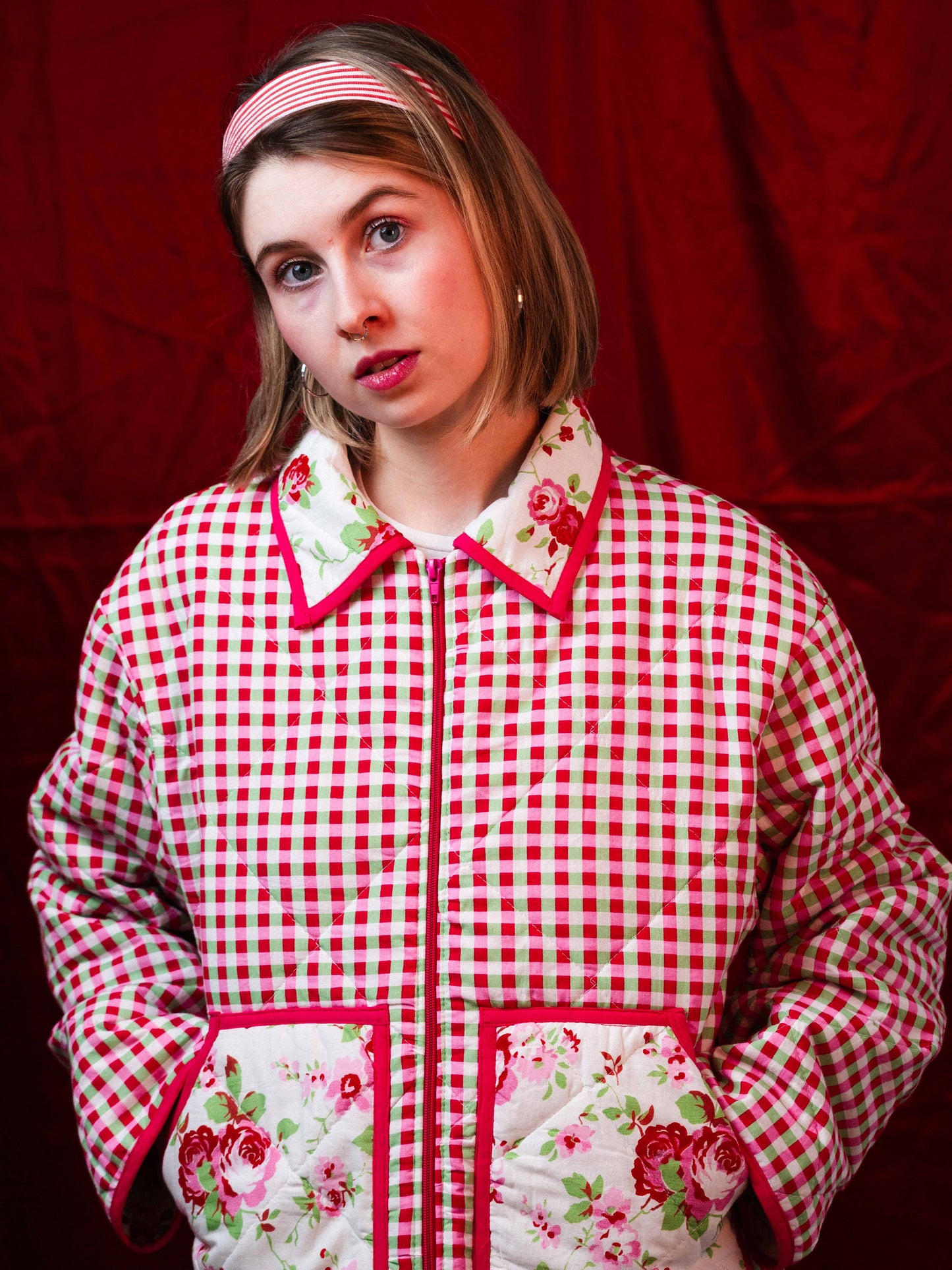 Cukorkocka rózsa kabát