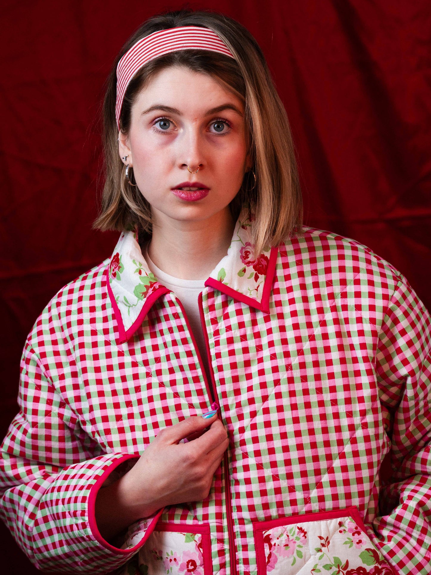 Cukorkocka rózsa kabát