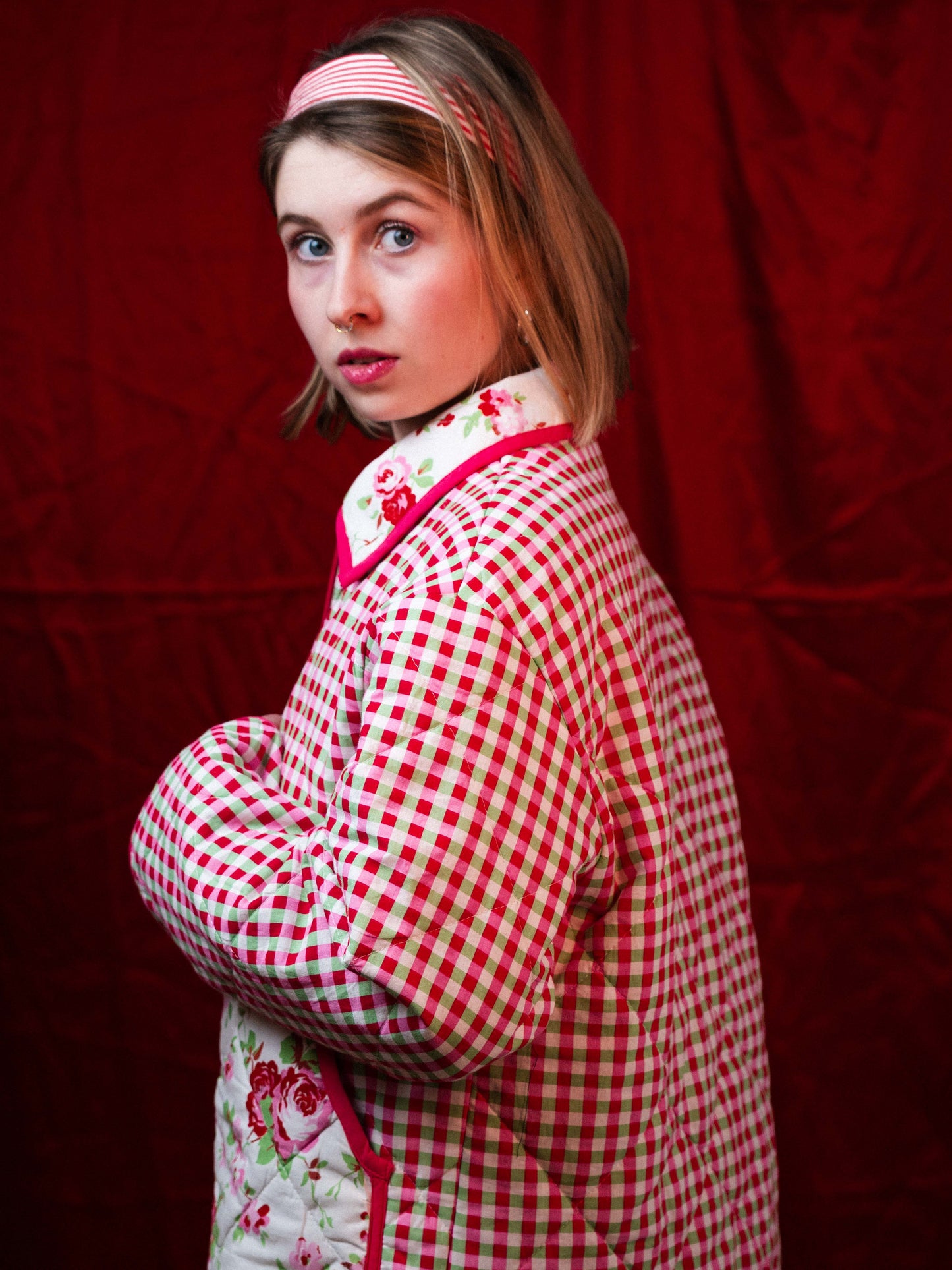 Cukorkocka rózsa kabát