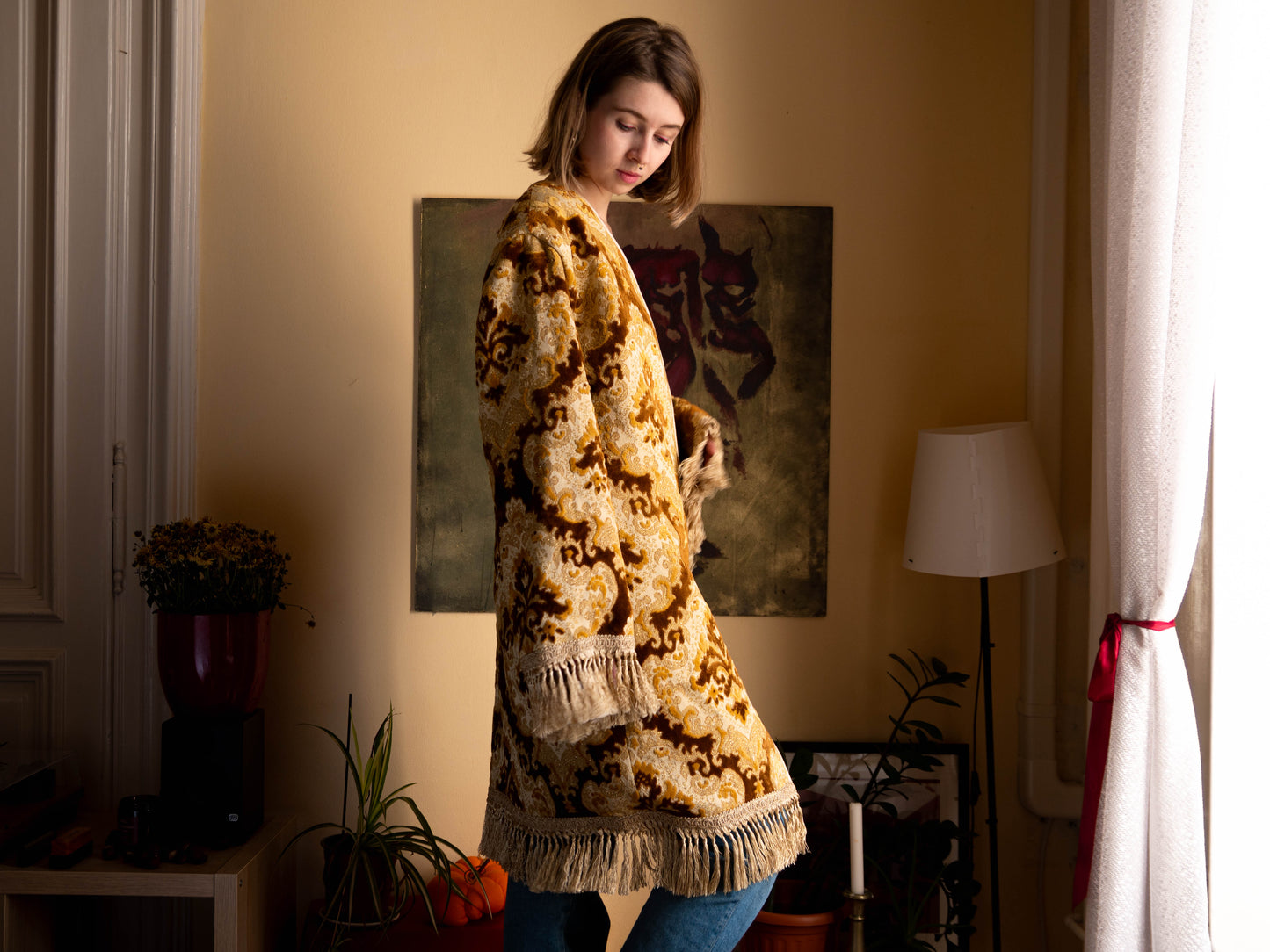 Arany kimonó kabát