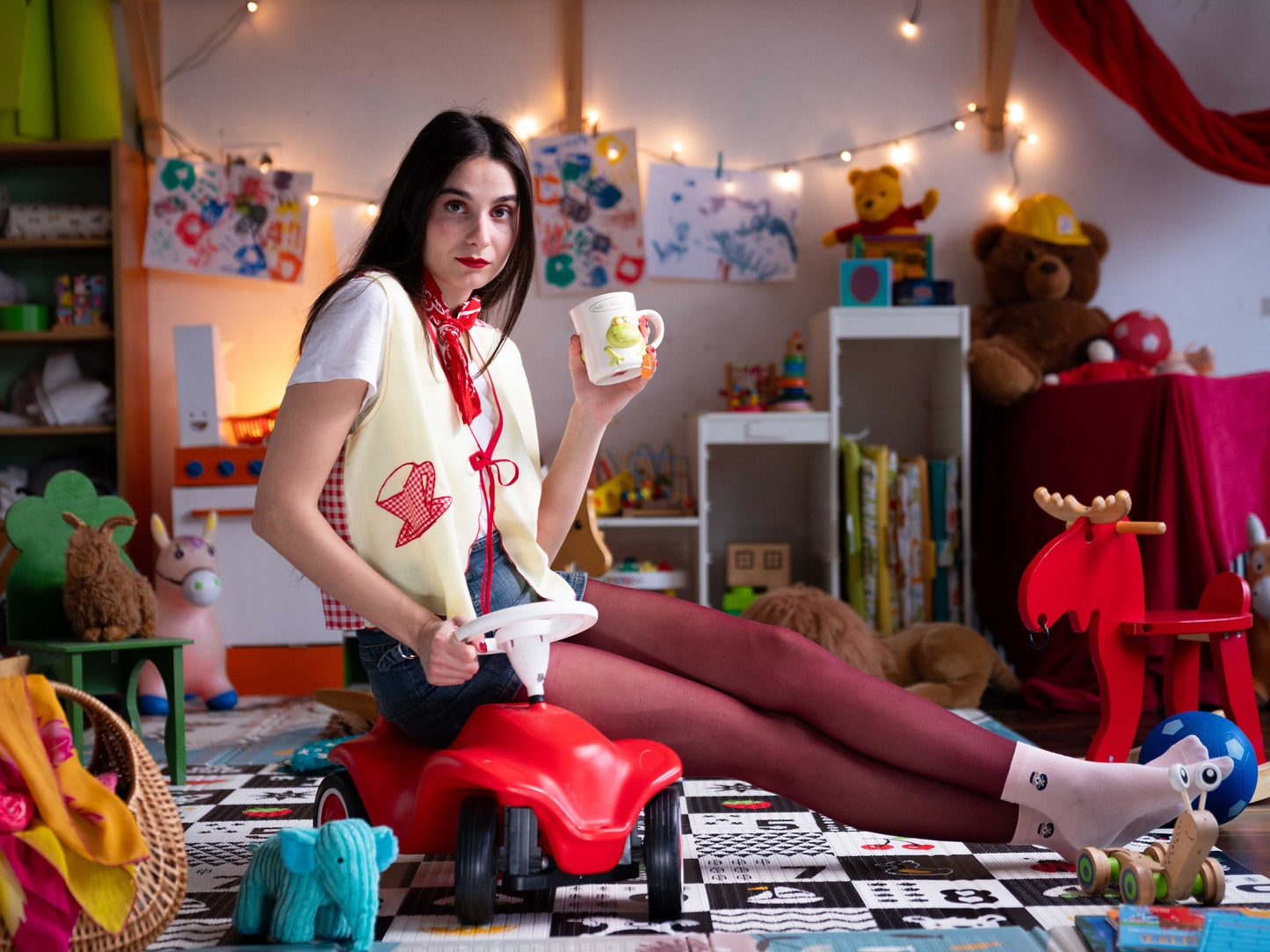 Bögrés felső/mellény